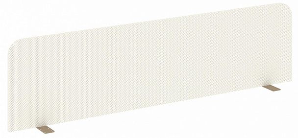 Экран продольный (ткань-СЕТКА) "ESTETICA" ES.TEKR.S-158 Белый - Вид 1