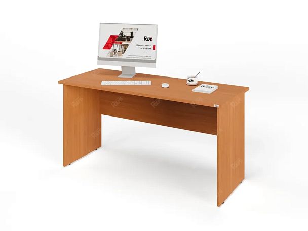 UNITY PС6-15 ВИШНЯ Офисный стол прямоугольный Прямой 1500х600х750 - Вид 2