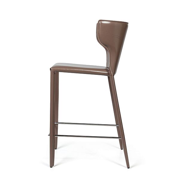 Стул полубарный Austin, кожа капучино - Вид 5