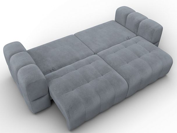 Диван прямой Лига-110 НПБ Велюр серый - Вид 10