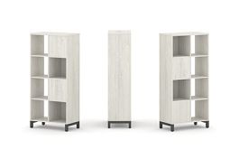 Стайл Проджект Набор стеллажа 2-х сторон., 4 яр. SN.NSD-421 Дуб Наварра/Металл Антрацит 754*400*1615 - Фото предпросмотра