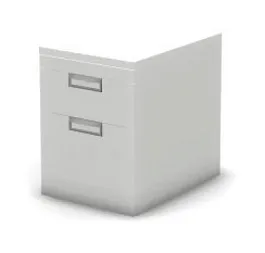 EUROPE/ЕВРОПА RE077-43х60 Тумба опорная узкая 430x600x570 Белый - Фото предпросмотра