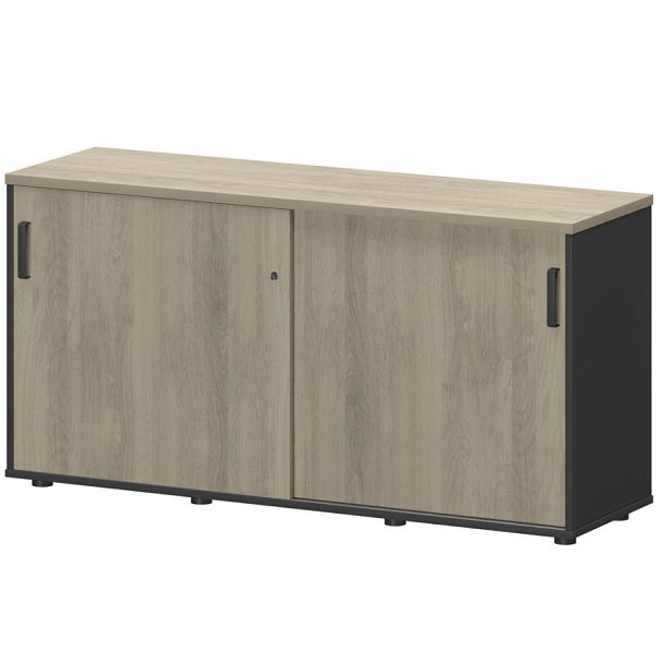 Тумба-купе СМТ-15.7К Тип2 Графит/Кронберг 1496x444x750 Смарт - Вид 1