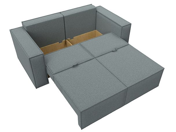 Диван прямой Куба мини Рогожка серый - Вид 8