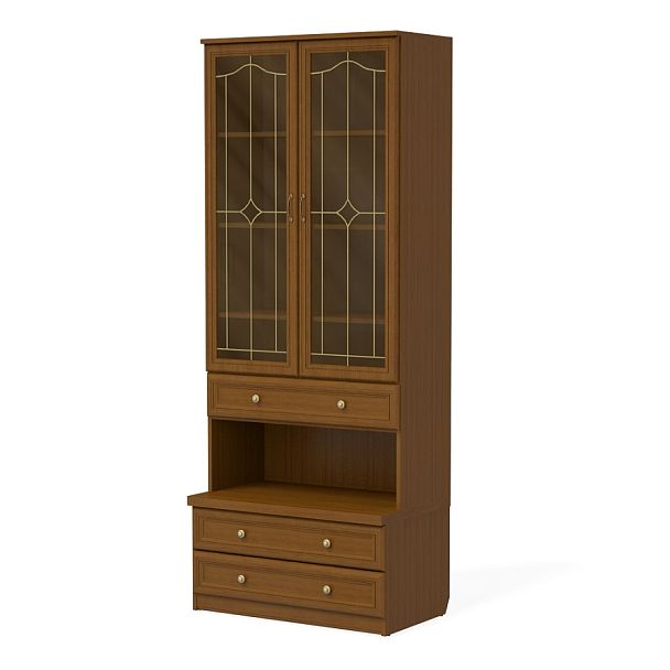 Шкаф "Версаль"  ПК-ВР-ШК3Н229Х90В/1/35-В1-198 орех орвието - Вид 1