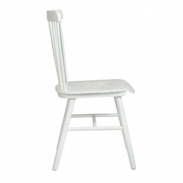 Стул Такер, белый деревянный - Вид 6
