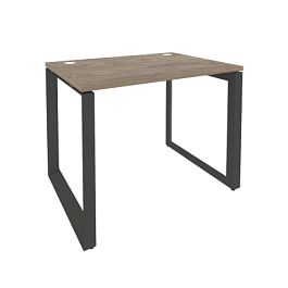 Onix Стол рабочий на О-образном м/к O.MO-SP-1.7 Тиквуд темный/Антрацит металл 980*720*750 - Фото предпросмотра