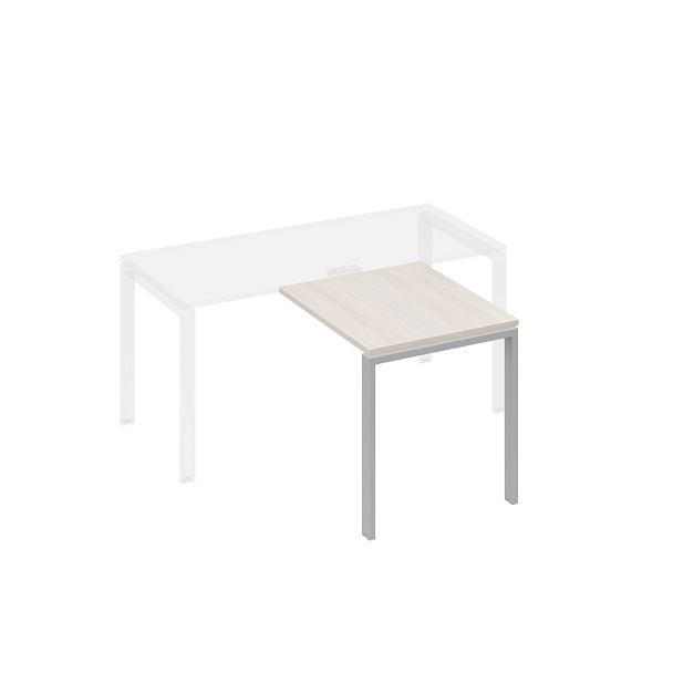 Брифинг-приставка каркас UNO металл A4 А4 Б1 073 БП дуб / металлокаркас серый - Вид 1