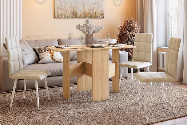 Стол-книжка раскладной Мечта KM-0004.1544 дуб сонома - Вид 3