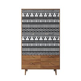 Шкаф трехстворчатый Berber принт 19 арт BB02/Print_19 - Фото предпросмотра