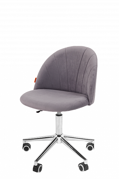 Кресло CHAIRMAN HOME 117, ткань велюр, серый - Вид 2