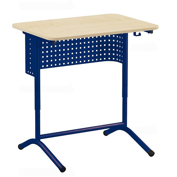 Стол ученический 103 РДП, 1-местный, регулируемый, на каркасе ДУГА с перфорацией (ЛДСП 16 мм), м/к Красный, Синий, Зеленый, гр.4-6 - Вид 3
