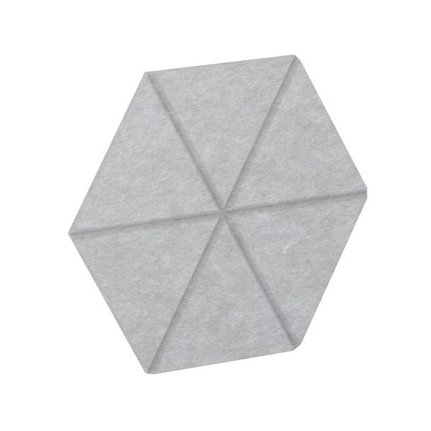 AcustiX Настенная панель шестигранная (6 лучей) VE.NP-6G6LU-300 Зимний Лес 600*520*12(сторона 300мм - Вид 1