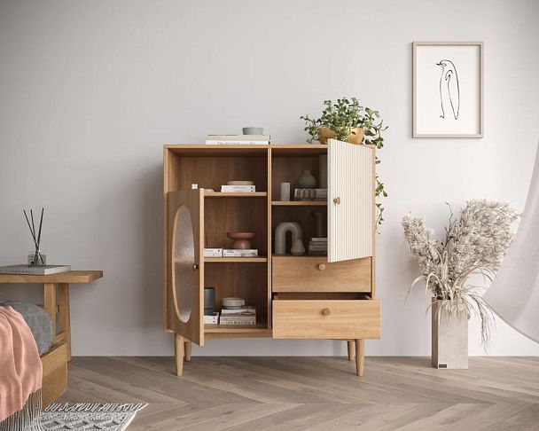 Комод Bubble с двумя дверками и двумя ящиками арт BBL06 - Вид 3