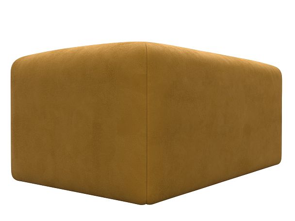 Модуль пуф Лига-060 НПБ Велюр желтый - Вид 3
