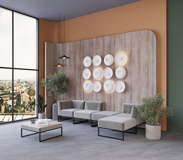 Журнальный стол, дуб ристретто Мейджик / Magic Mg/table ткань серая VL 32 - Вид 3