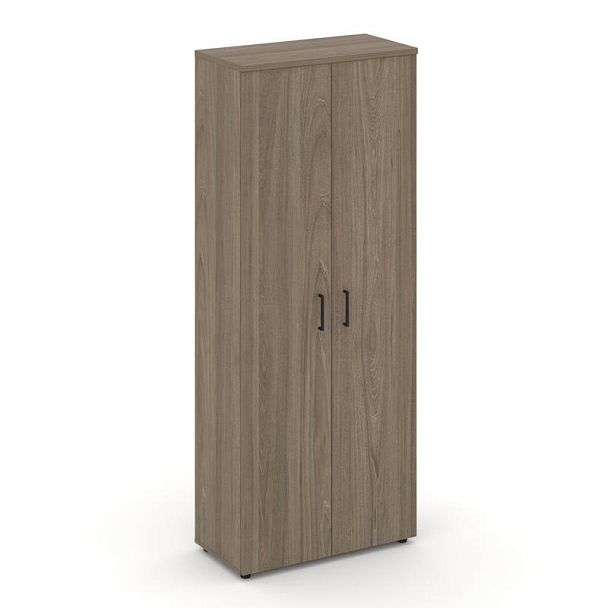 Стайл Проджект Шкаф высокий широкий SN.STS.E-108 Вяз Благородный/Черный Ручки 796*400*1982 - Вид 1