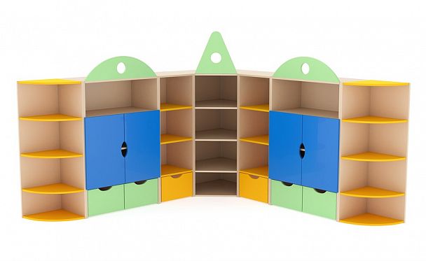 Стенка сборная Уголок-2 МДФ - Вид 1