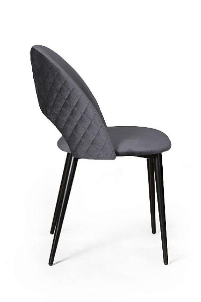 Стул Max ромб, бархат серый 27 - Вид 3