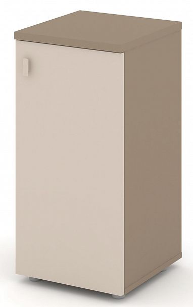 Шкаф низкий узкий (1 низкий фасад ЛДСП) "ESTETICA" ES.SU-3.1  Капучино - Вид 2