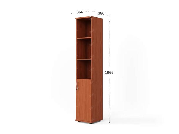 UNITY РШК-04 ОРЕХ ИТАЛЬЯНСКИЙ Комбинированный шкаф Правый 366x380x1966 - Вид 5