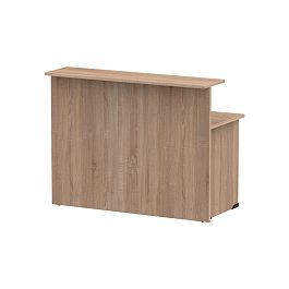 Стойка ресепшн прямая СР-150/60 дуб сонома - Фото предпросмотра