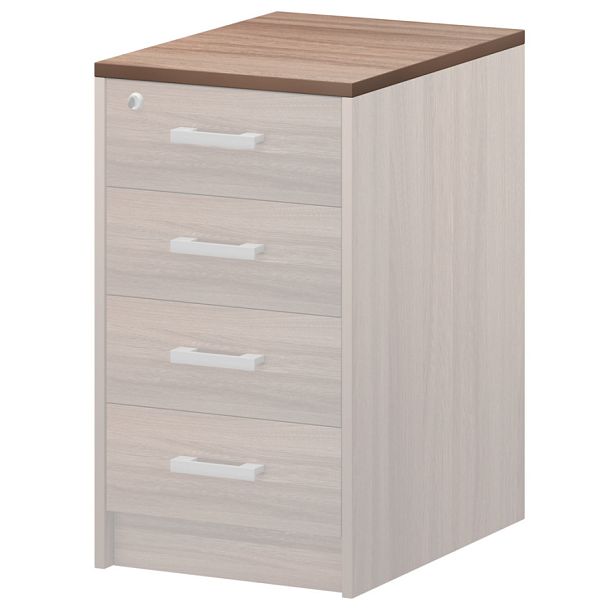 Крышка к приставным тумбам А-707.60 Темный шимо 440x600x22 Арго - Вид 1