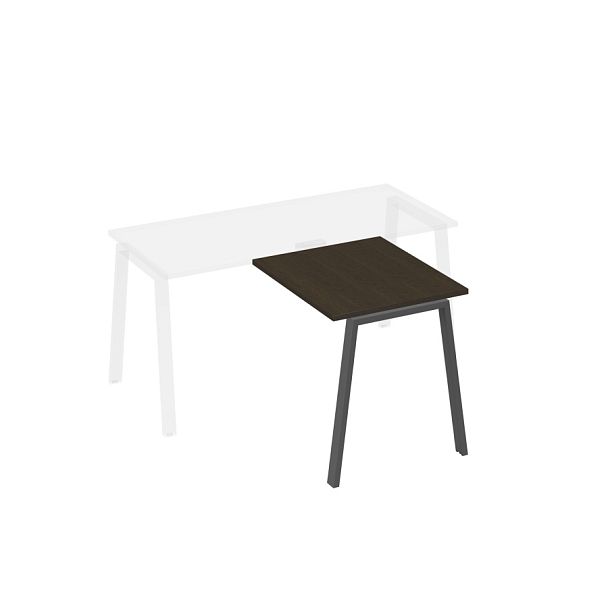 Брифинг-приставка на опорах TRE A4 А4 Б3 073 БП венге / металлокаркас антрацит - Вид 1