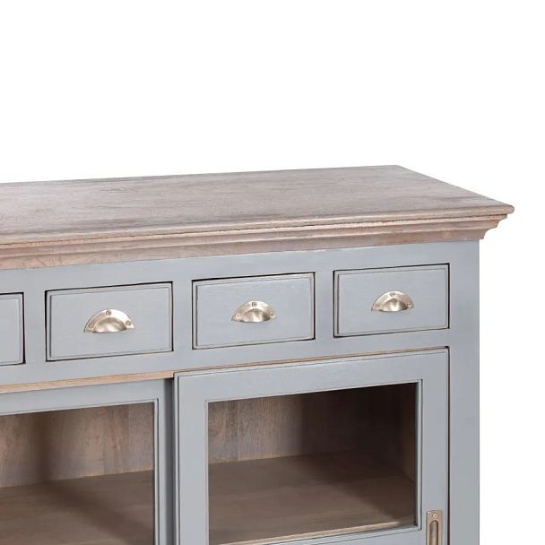 Комод Secret de Maison Брайтон/Brighton (мод. OD-003), дерево акации/дерево манго/МДФ, Antique grey/grey wash - Вид 8