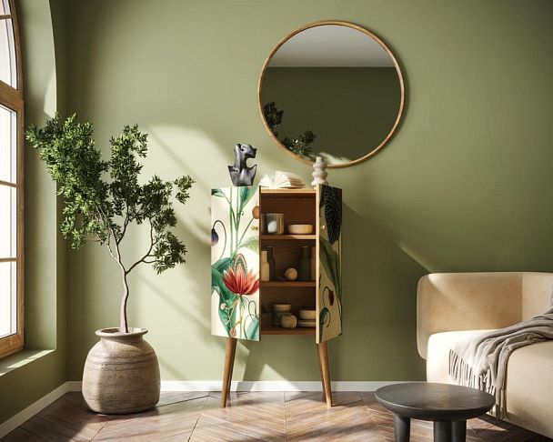 Комод на высоких ножках Berber арт BB09/Print_55 - Вид 2