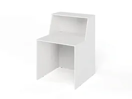 UNITY РРП4-8-8-B Прямой квадратный блок ресепшн 80 UNITY 800х800х1150 - Фото предпросмотра