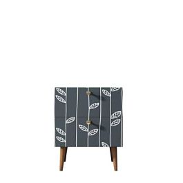 Тумбочка Berber с двумя ящиками 18 принт арт BB03/Print_18, разноцветная - Фото предпросмотра