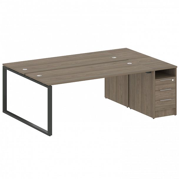 Рабочая станция "Metal System" БО.РС-СТП-2.5 вяз/антрацит - Вид 1