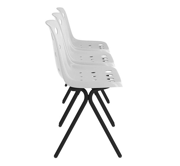 Скамья Sheffilton SHT-ST56/S186-1 белый/черный муар - Вид 3