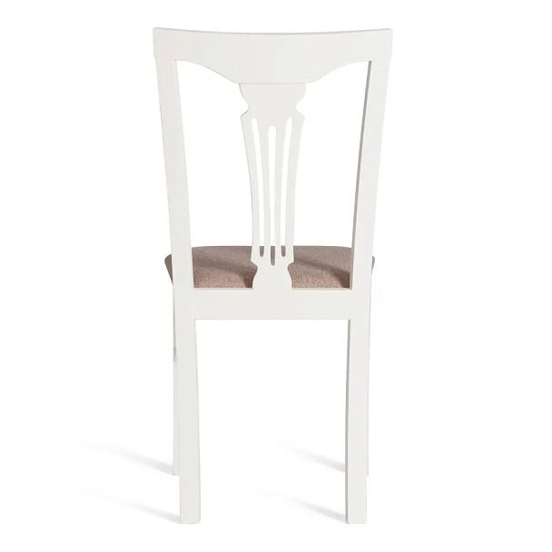 Стул Гермес/Hermes/1 шт. в упаковке, дерево гевея, Ivory white, ткань серая (TM-164) - Вид 4