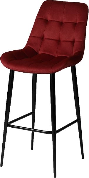 Комплект барных поворотных стульев Эйден, Confetti bordo/черный, 3 шт. - Вид 2