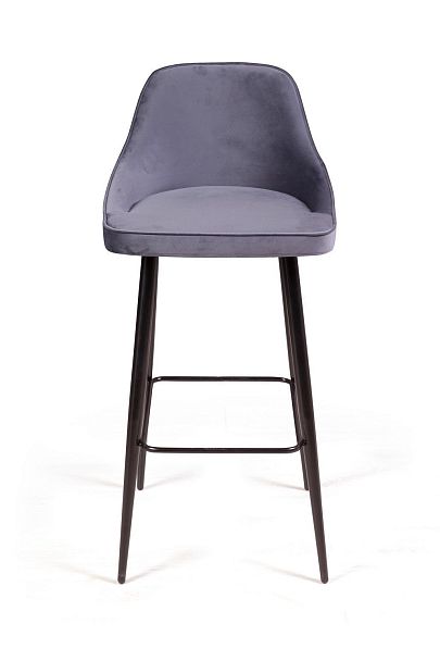 Стул барный Neo ромб, бархат серый 27 - Вид 8