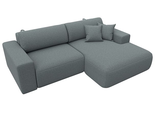 Диван угловой Лига-036 НПБ Классик правый угол Рогожка серый - Вид 5