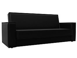 Диван-книжка Куба Экокожа черный - Фото предпросмотра