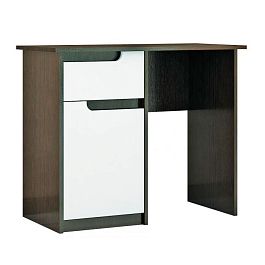 Стол косметический Гавана (900*750*450) венге/акрил белый (выбирать белый глянец) - Фото предпросмотра