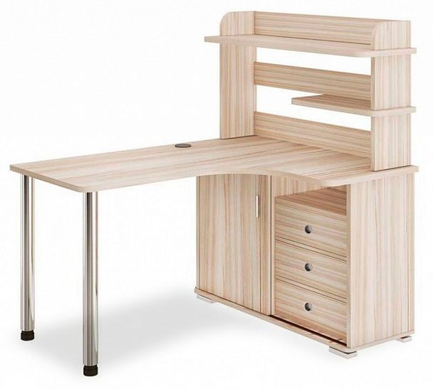 Стол компьютерный Домино СР-145М Карамель правый - Вид 1