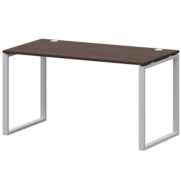 Стол на металлокаркасе АМ.О-004.60 Дуб венге/Белый 1600x600x760 Арго-М - Вид 1