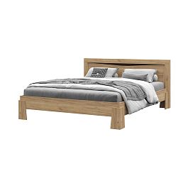 Спальня "Паола" КР 702 (1500х844х2120 мм) с ортопедом дуб крафт золото - Фото предпросмотра