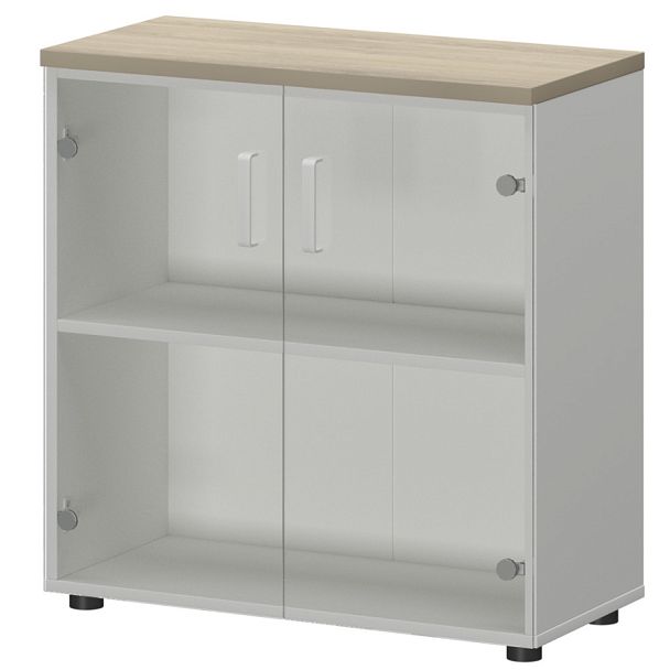 Шкаф СМШ-28С Белый/Кронберг 792x380x835 Смарт - Вид 1