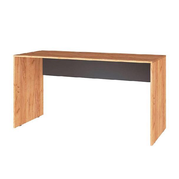 Модульная программа Квартет-13 Стол письменный 1450 дуб крафт золотой/графит серый - Вид 1