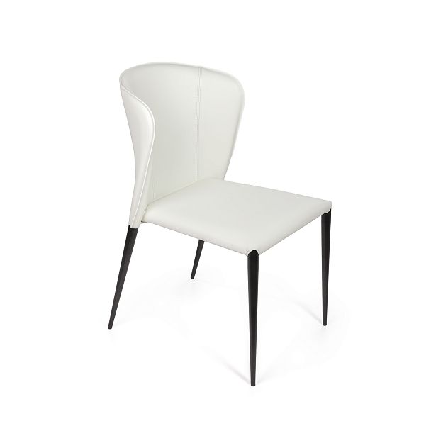 Стул Albert, кожа белый - Вид 7