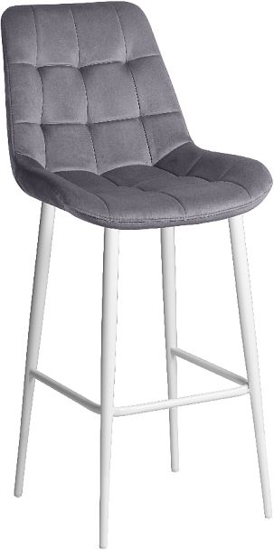 Барный стул Эйден, темно-серый H-15/белый - Вид 3