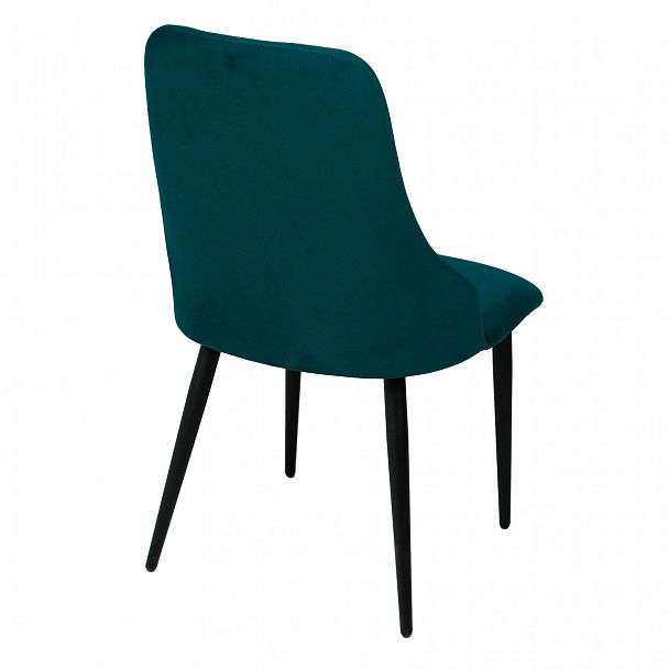 Стул Аэр, ножки черные, велюр темно-зеленый - Вид 7