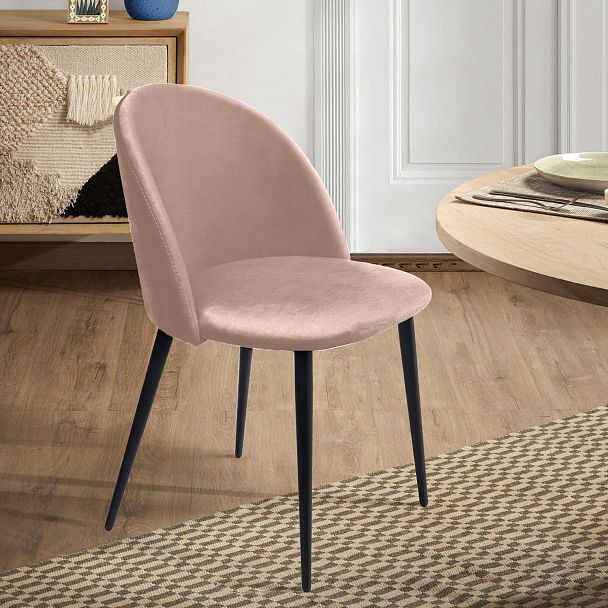 Cтул Thomas, бархат бежевый 5 - Вид 9