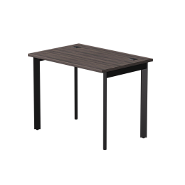 Стол прямой Everprof EVO на металлокаркасе 980х670х755 мм опоры 45гр Дуб Пасадена/Черный - Фото предпросмотра